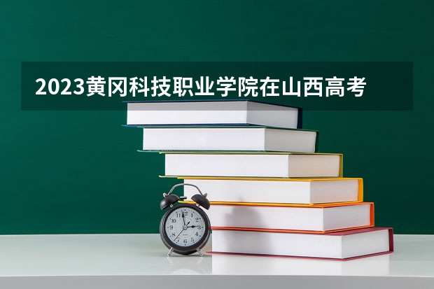 2023黄冈科技职业学院在山西高考专业招生计划人数