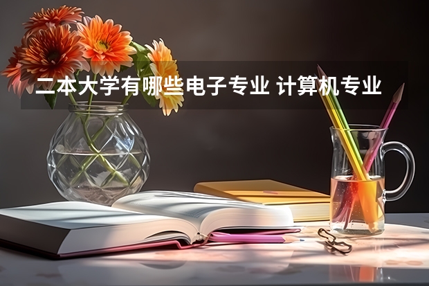 二本大学有哪些电子专业 计算机专业好的二本大学有哪些啊?/?要详细的哦，