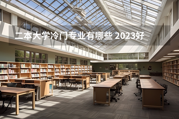 二本大学冷门专业有哪些 2023好考的二本大学 选什么学校好