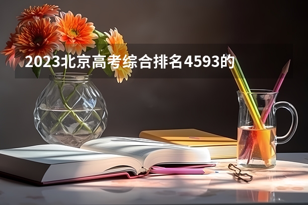 2023北京高考综合排名4593的考生报什么大学(2024分数线预测)