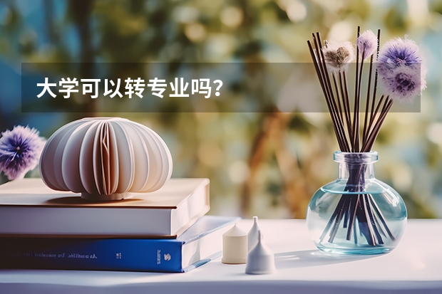 大学可以转专业吗？