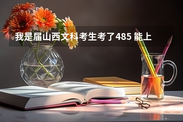 我是届山西文科考生考了485 能上哪些好点的三本院校