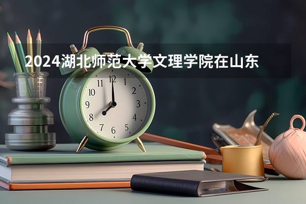 2024湖北师范大学文理学院在山东招生计划一览表