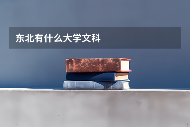 东北有什么大学文科