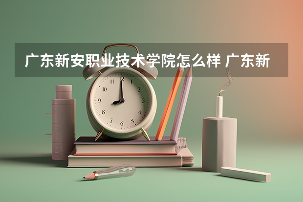 广东新安职业技术学院怎么样 广东新安职业技术学院简介